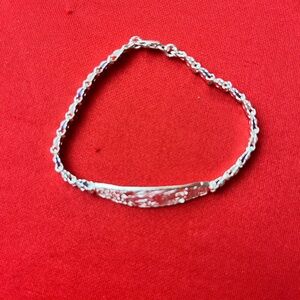 925 strling Silver Sparkling Rhinestone Catholic religions women‎ Bracelet